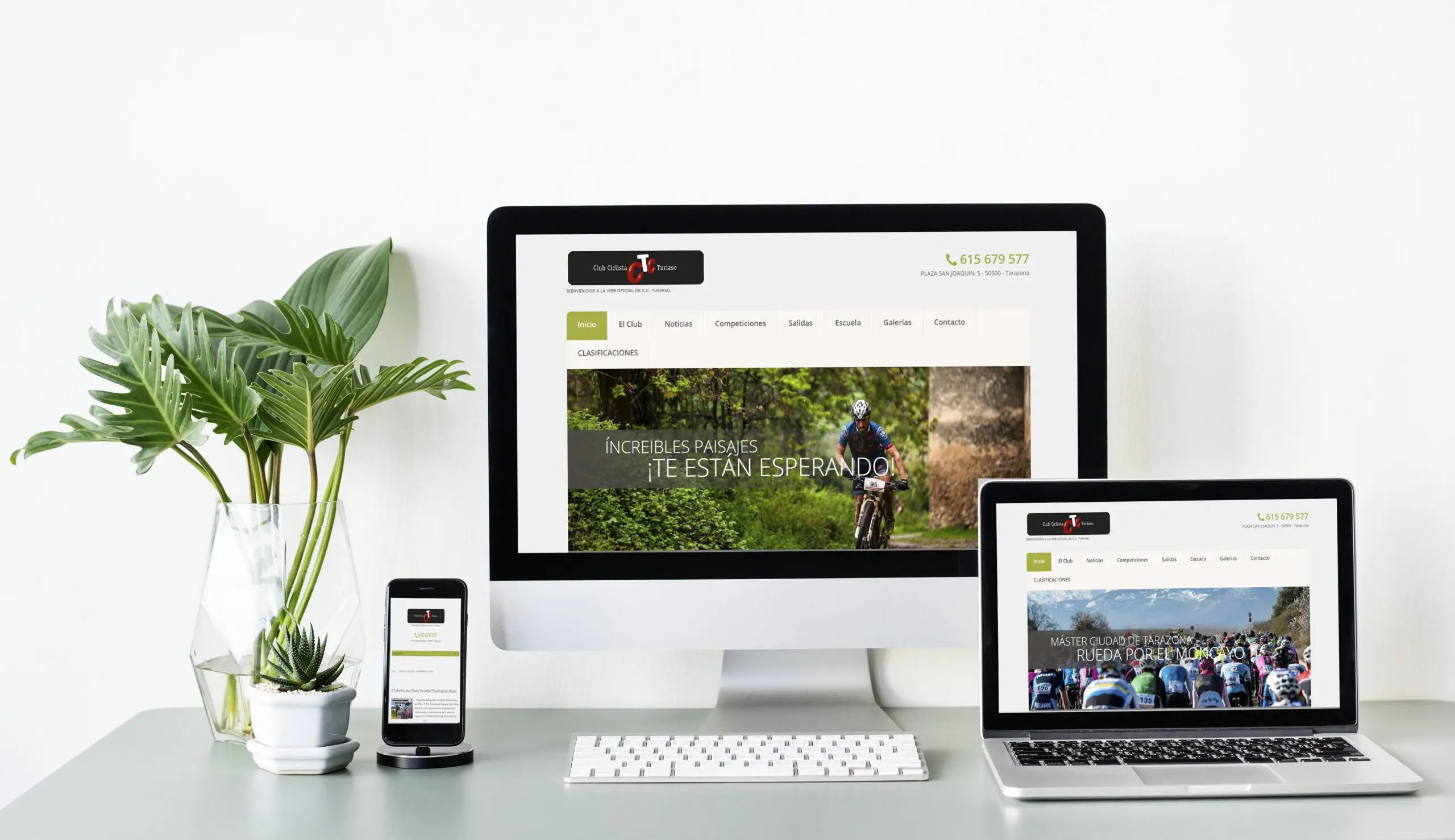 Desarrollo Web Empresa para Club cilcista turiaso